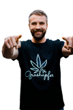 Grashüpfer T-Shirt "hemp leaf big"